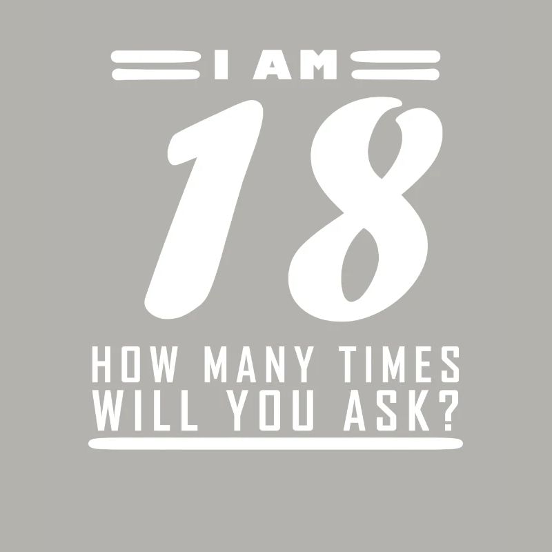 Ich bin 18 – 18. Geburtstag Geschenk