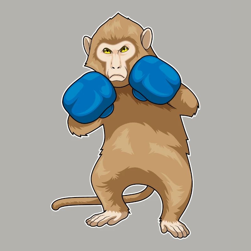 Monkey Boxer Gants de boxe Boxe Boxe