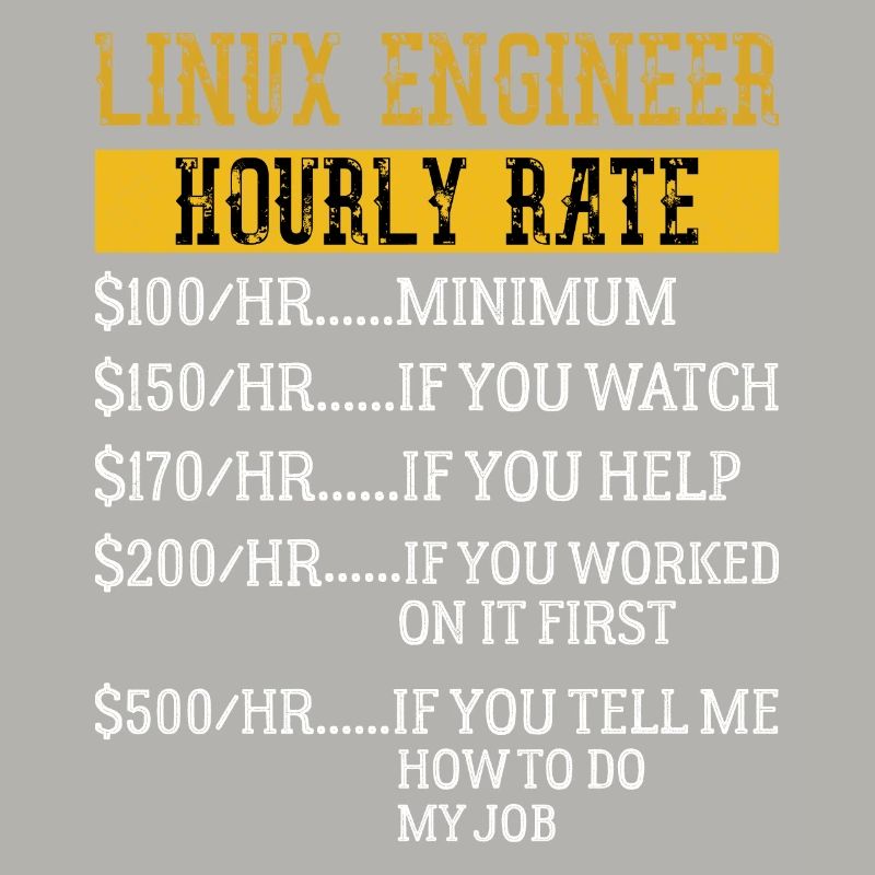 Linux Engineer Hourly Rate Mechanic Labor rate