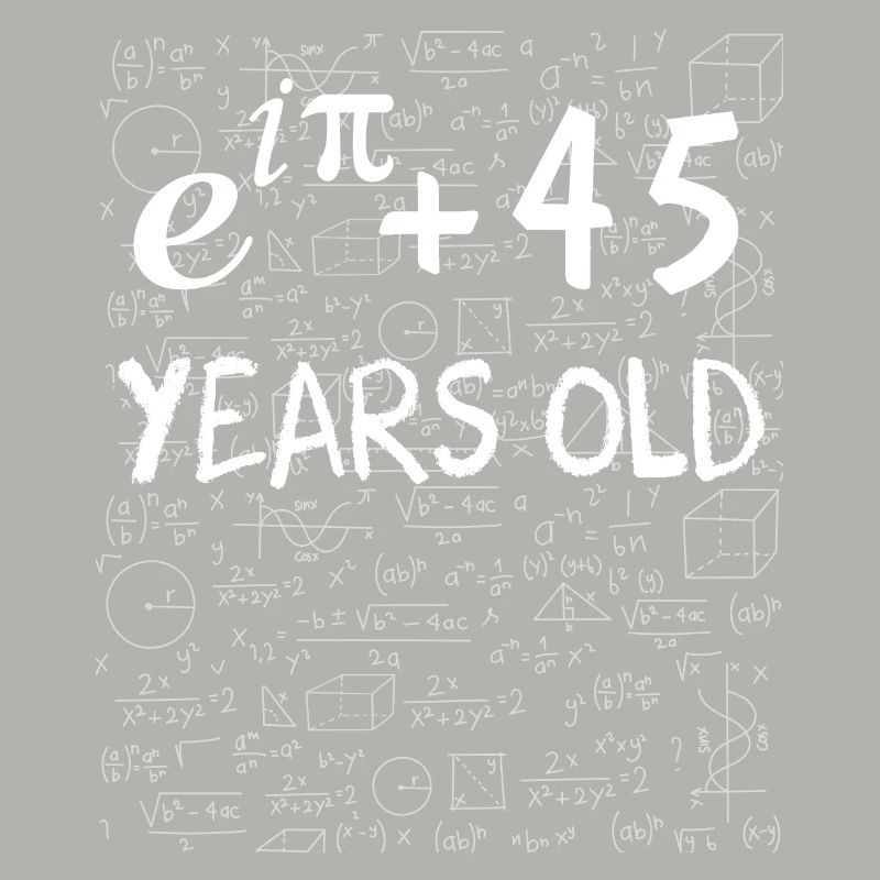 44th Birthday 44 Years Euler Identity Math Gift