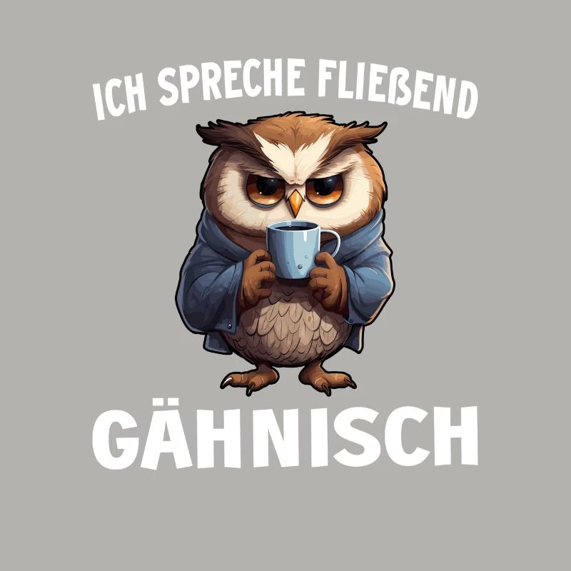 Lustiger Eule Kaffee Kaffeeliebhaber Eulen Spruch