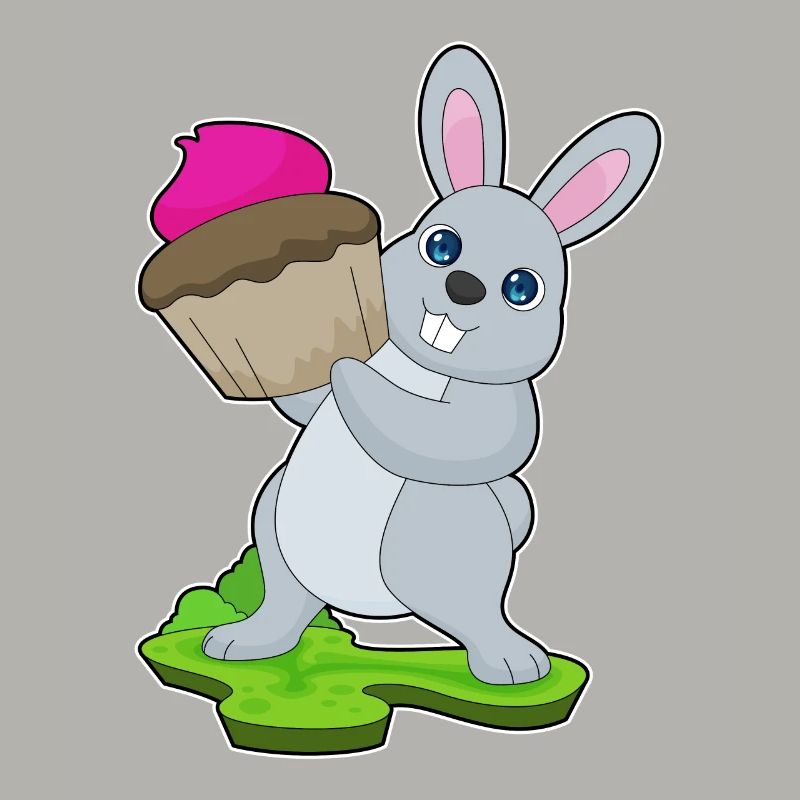 Cupcake lapin