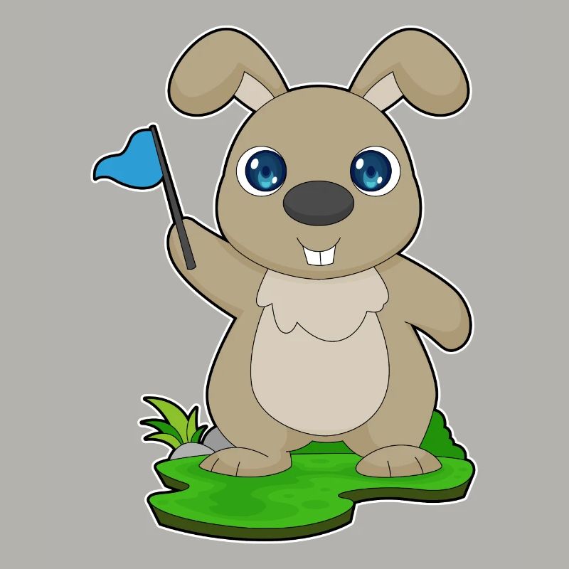 Drapeau du lapin
