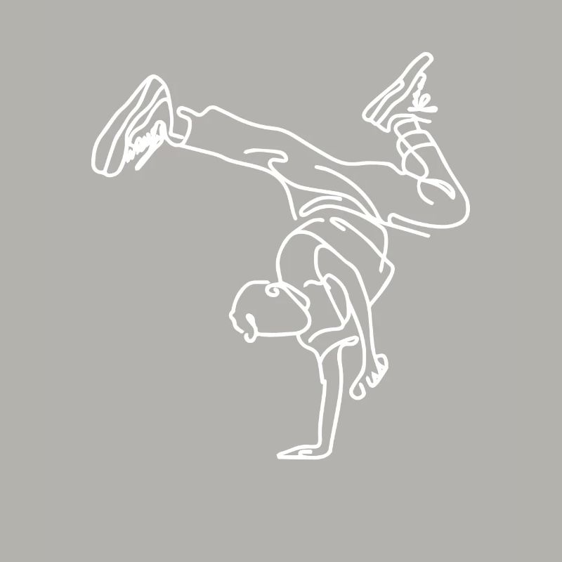 Breakdance garçon dessin