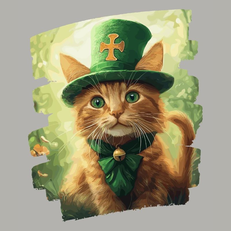 St Patricks day Katze