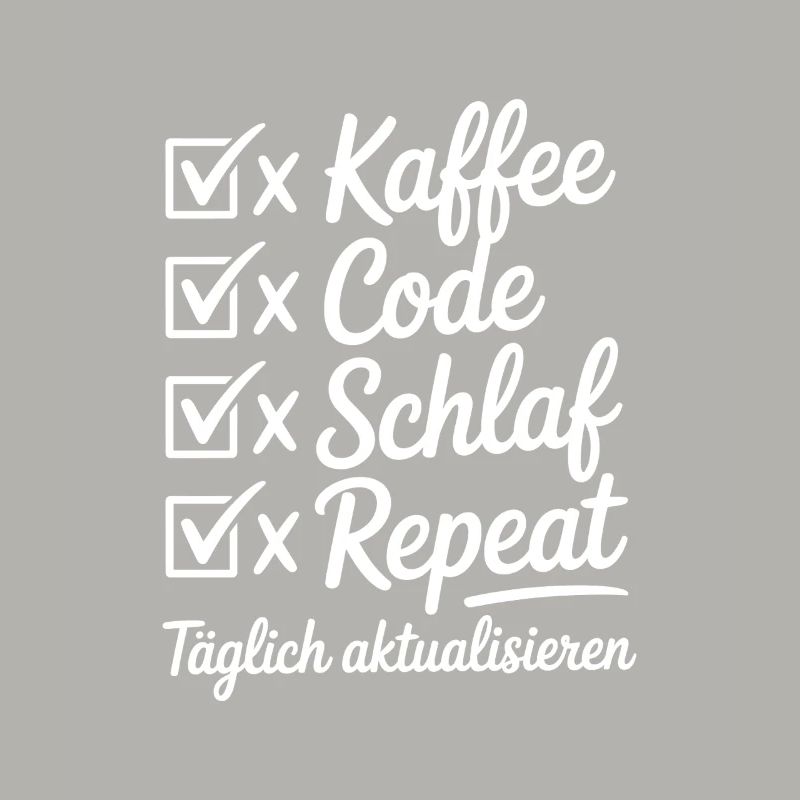 Coffee Code Sleep Repeat Daily Routine