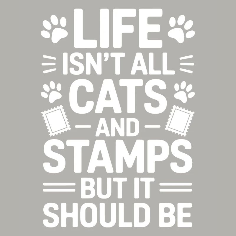 Briefmarken Spruch Katze Witz Briefmarken Geschenk