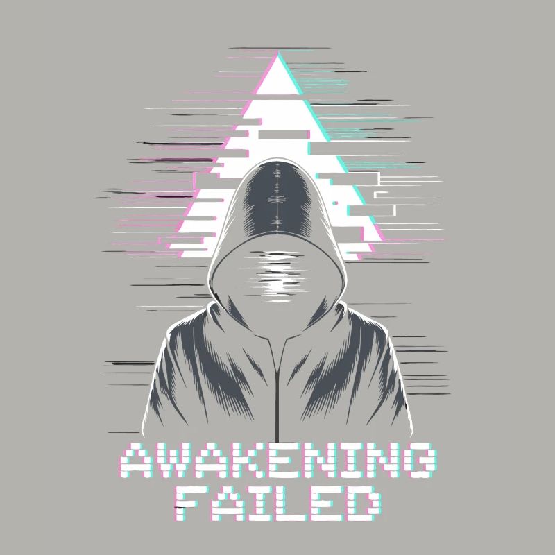 Hacker glitch avec un look « Awakening Failed »