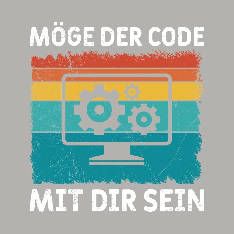 Ordinateur geek, QUE LE CODE SOIT AVEC TOI, DRÔLE