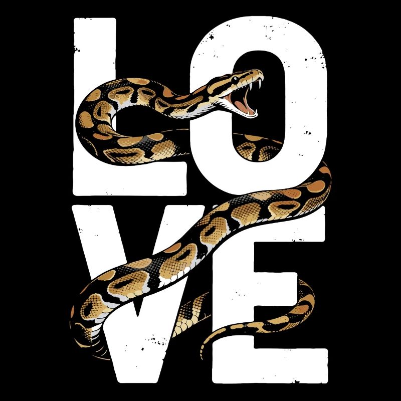 Königspython Schlangen LOVE Terrarium Python
