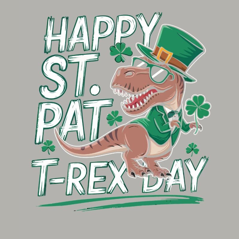 T-Rex zum St. Patrick's Day