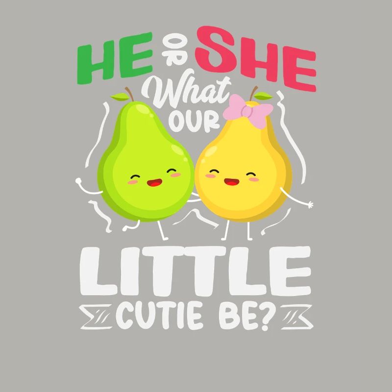 Er Oder Sie Kleiner Schatz Birnen Gender Reveal