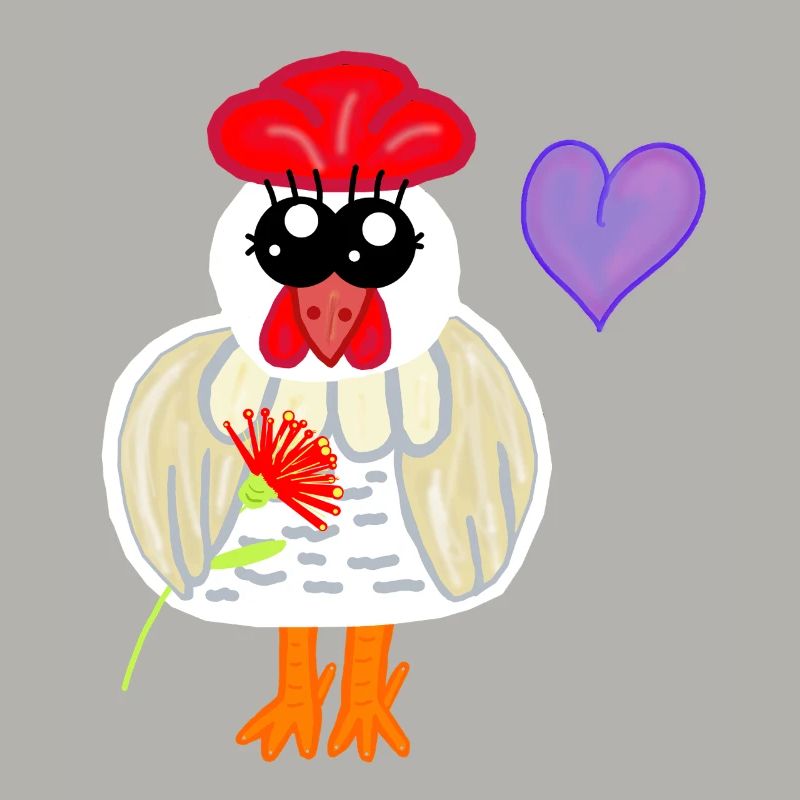 Muttertag Geburtstag Huhn Henne Herz