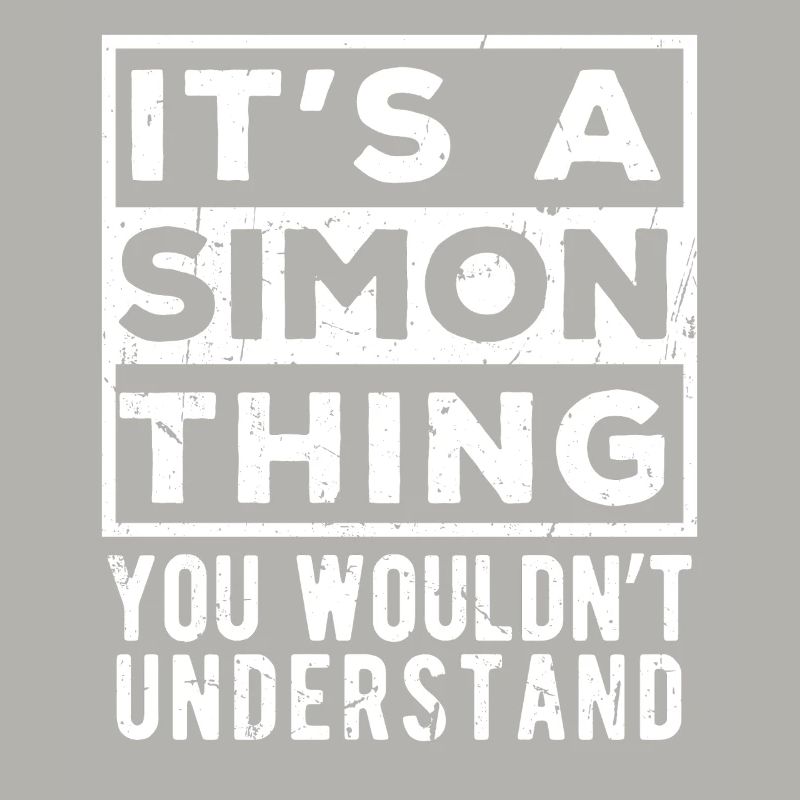 C’est une chose de Simon que tu ne comprendrais pas
