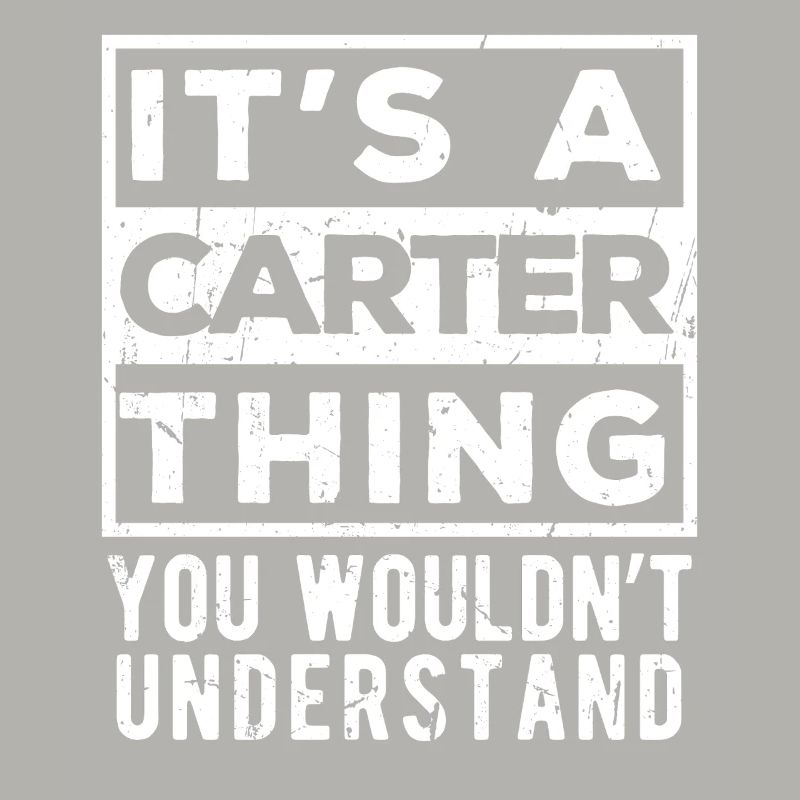 C’est une chose Carter que tu ne comprendrais pas