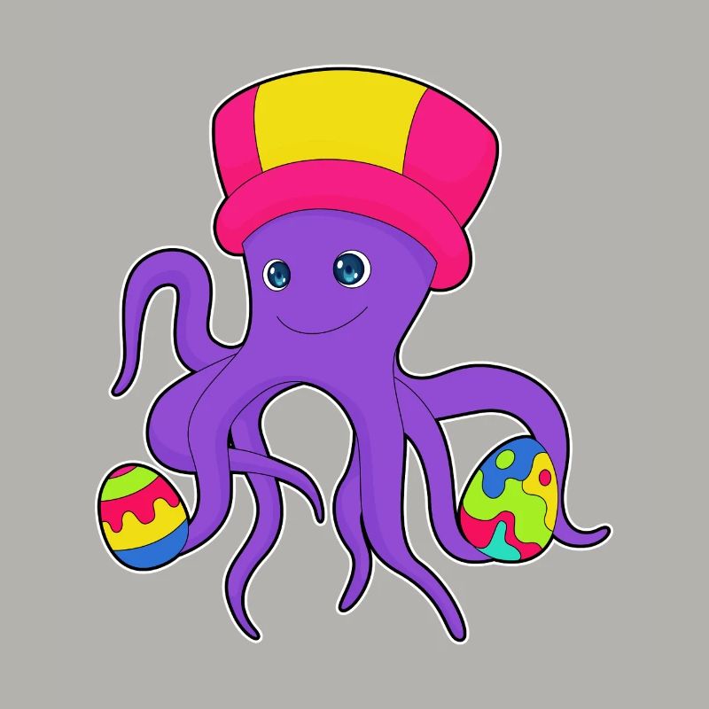 Octopus Easter Easter Eggs