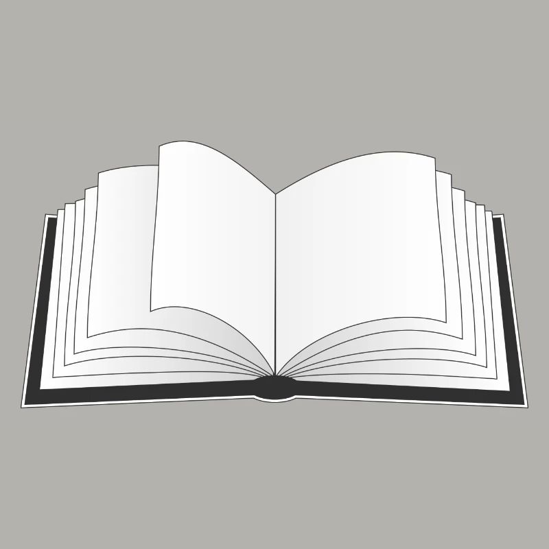 ein offenes Buch für den Bücherwurm oder Leseratte