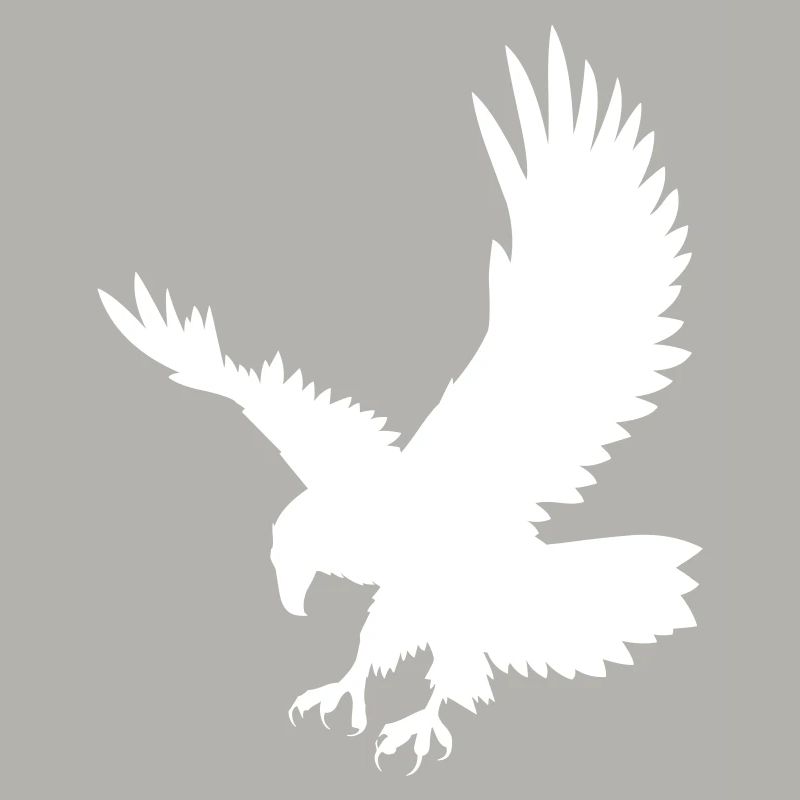An eagle chasing its prey