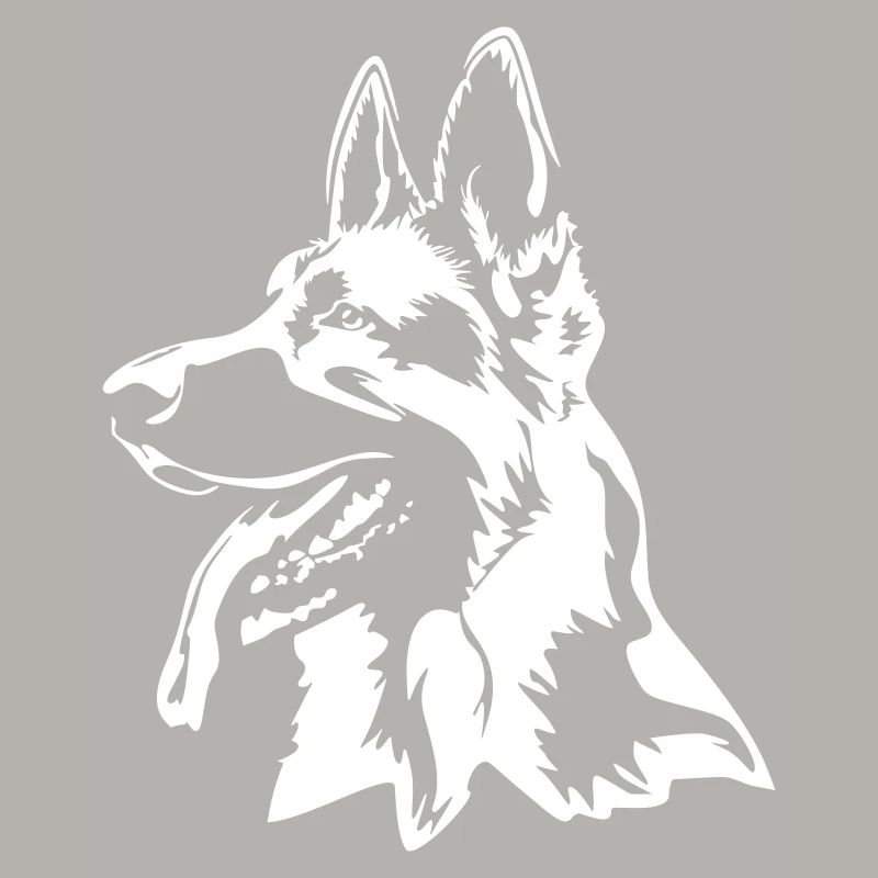 German shepherd head "Black Edition"