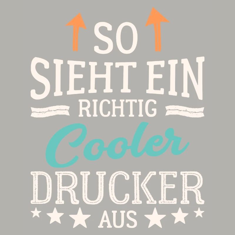 So sieht ein richtig cooler Drucker aus Druckerei