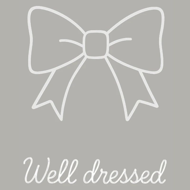 Well dressed.