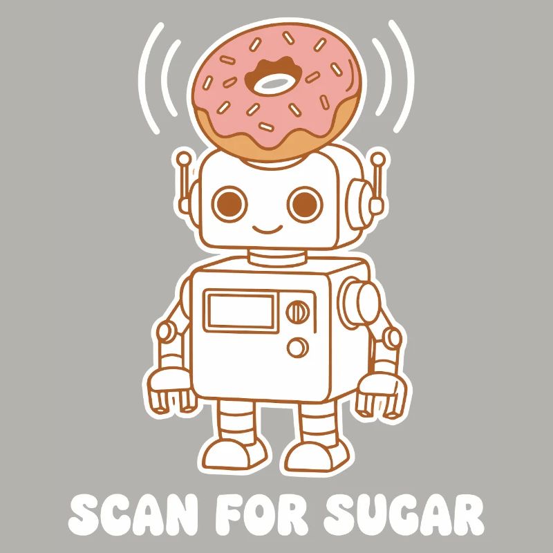 Donut-Roboter: Scan for Sugar
