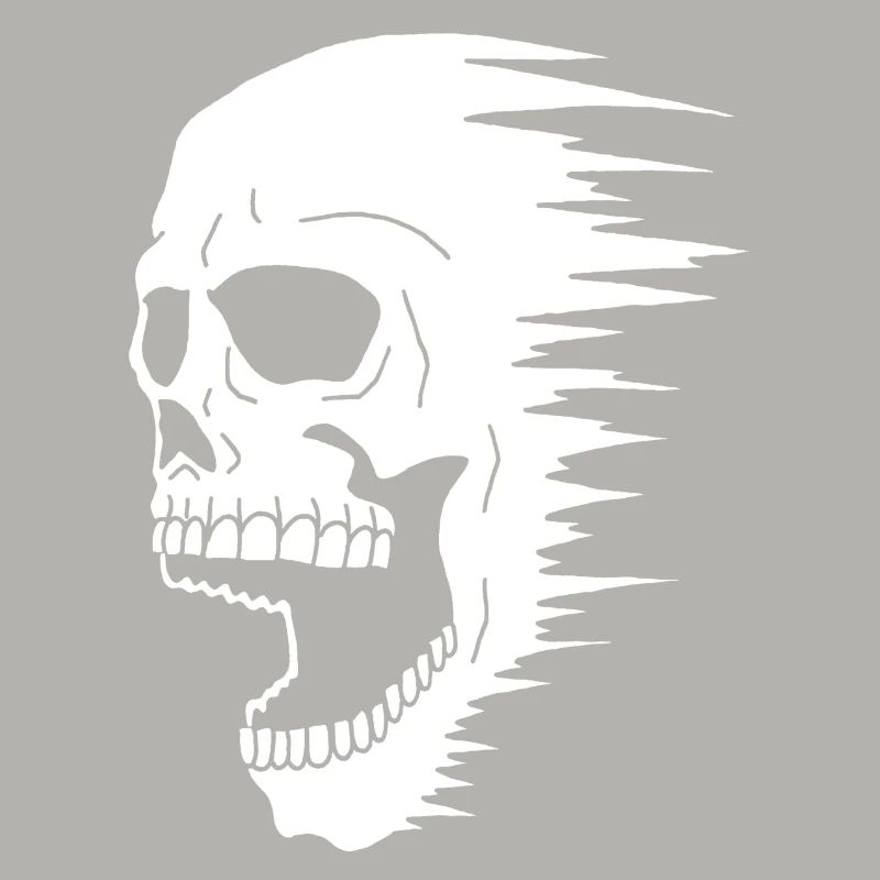White skull and speed