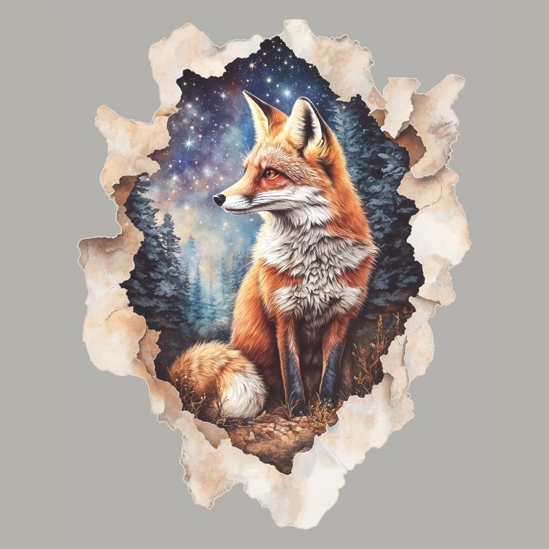 Fox Starry Sky