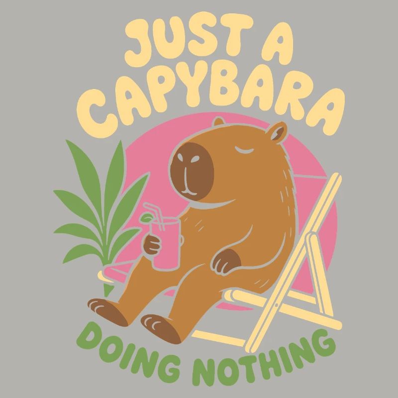 Just A Capybara Doing Nothing