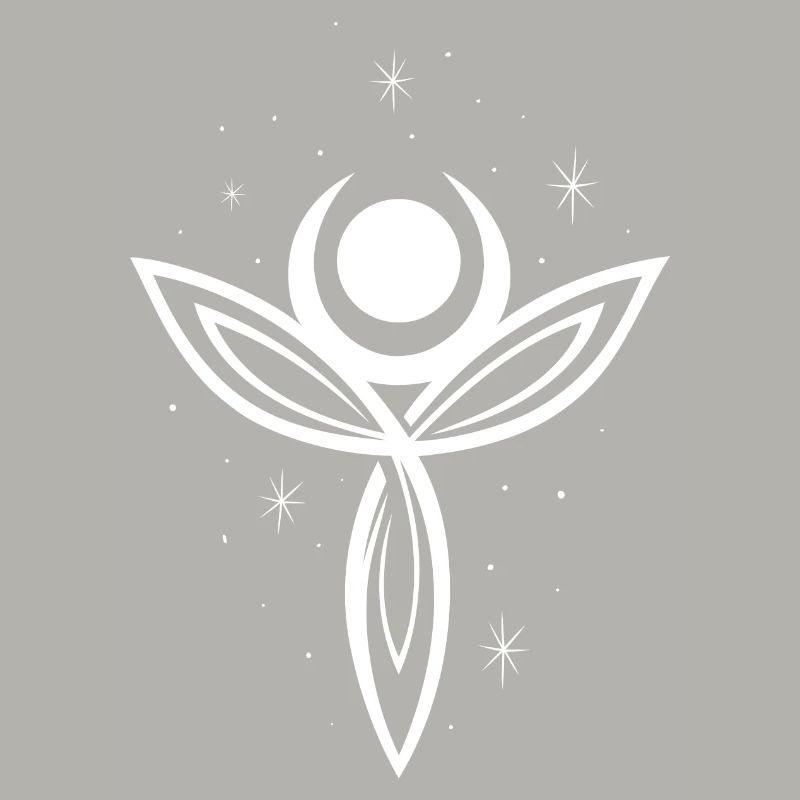 Déesse Lune Déesse Trinity Triquetra