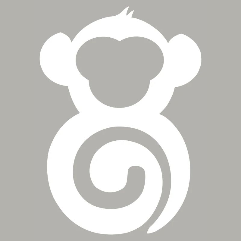 Affe Spirale Logo Druck