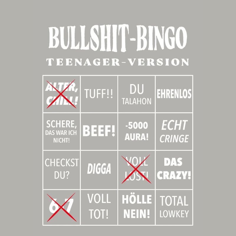 Bingo à la connerie – Version ado