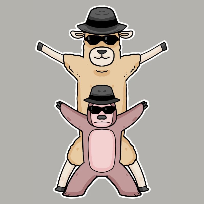Sloth Alpaca Hug Hugging Hugs