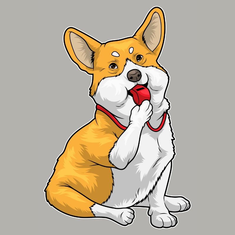 Corgi Sifflet d’arbitre
