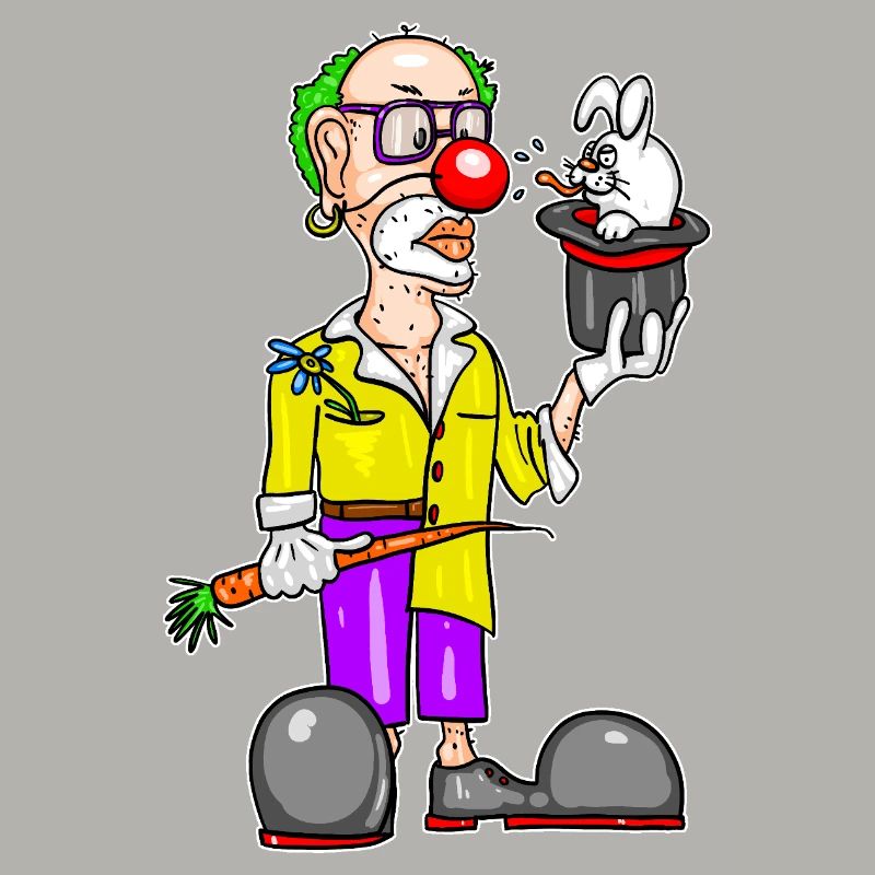 Clown & Rabbit – Funny Magic Cartoon