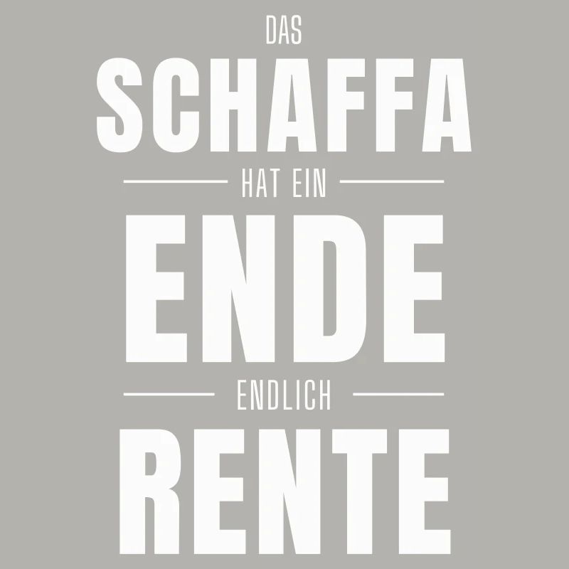 Das Schaffa hat ein Ende – Endlich Rente