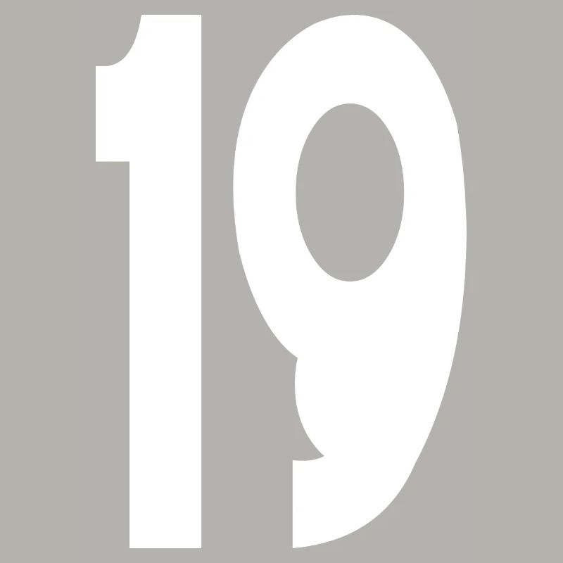 19 Nineteen Number 19