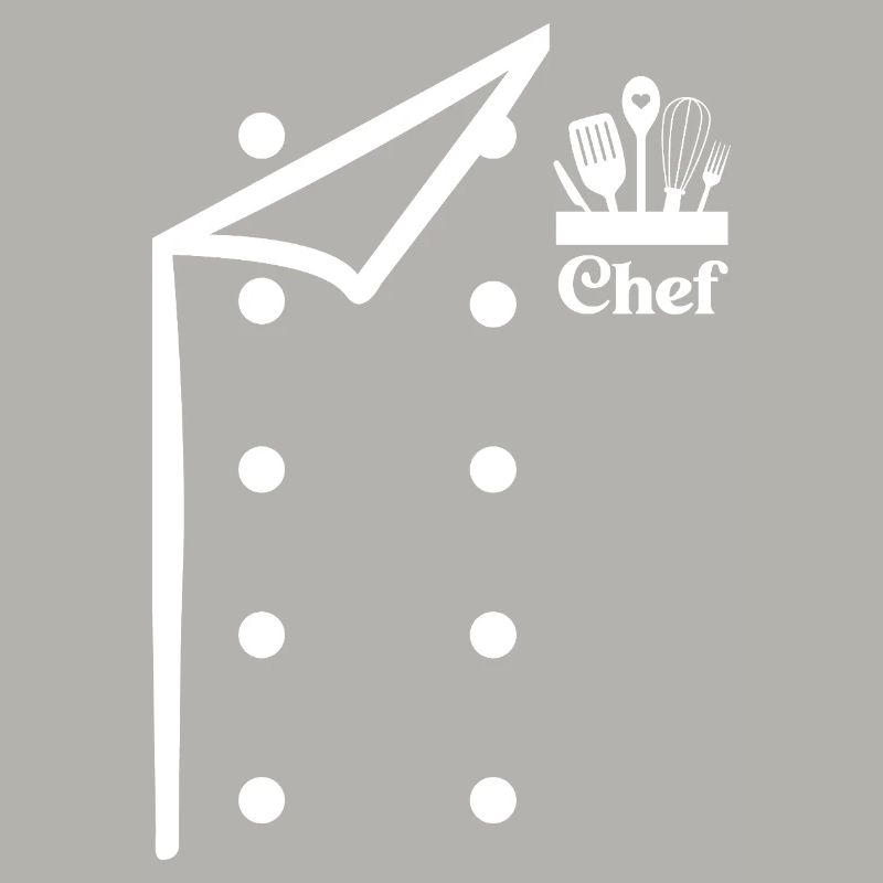 Funny Chef Head Chef Baker Chef Uniform With Tools