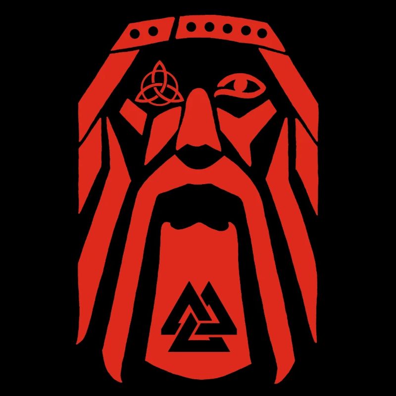 Wikingerkrieger (rot)
