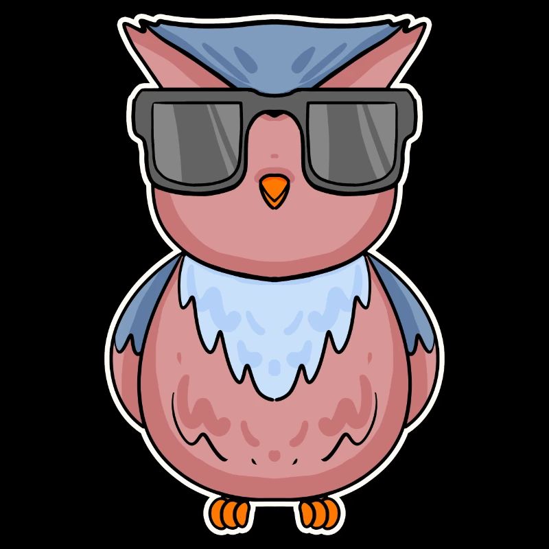 Owl with glasses