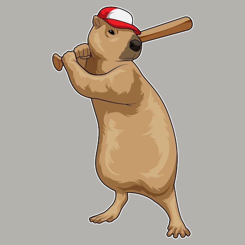 Batte de baseball Capybara
