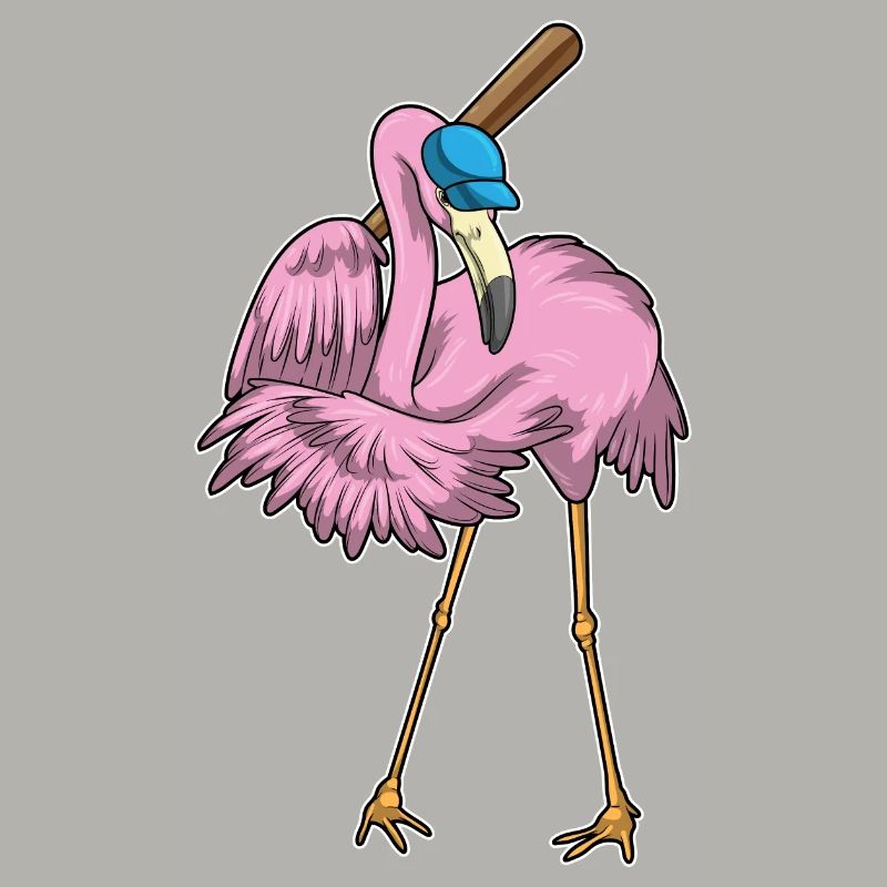 Flamingo Baseball Batte de baseball