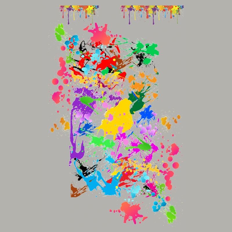 Abstrakte Farbspritzer