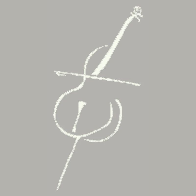 Violoncelle blanc pur
