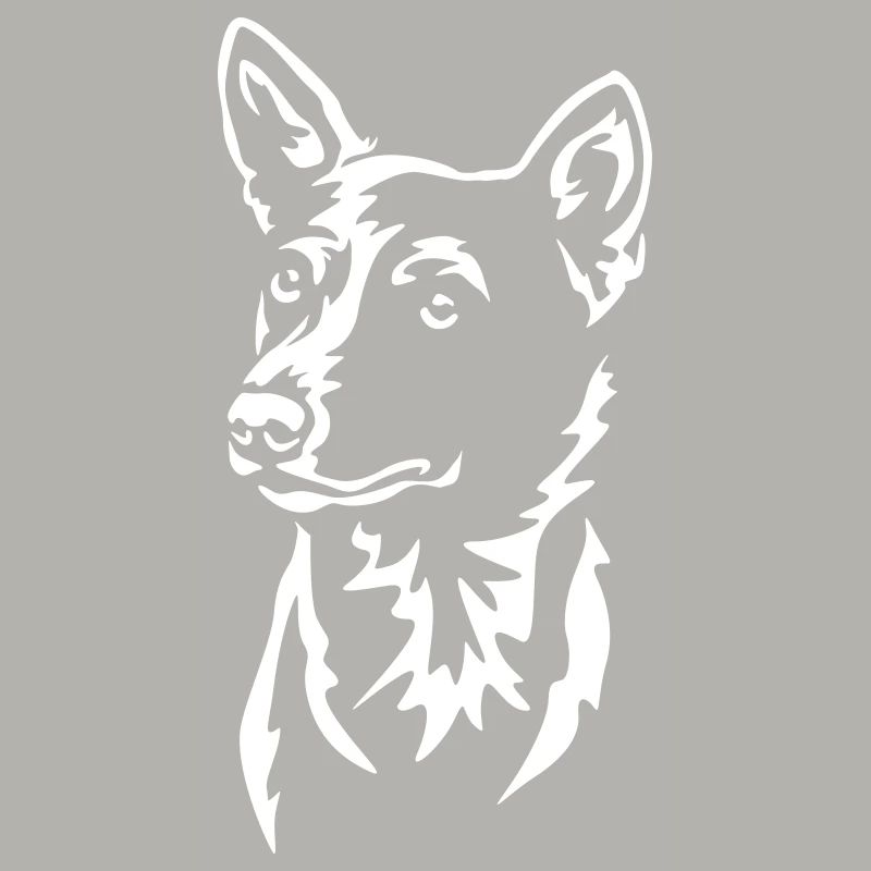 Basenji Head "BlackEdition"