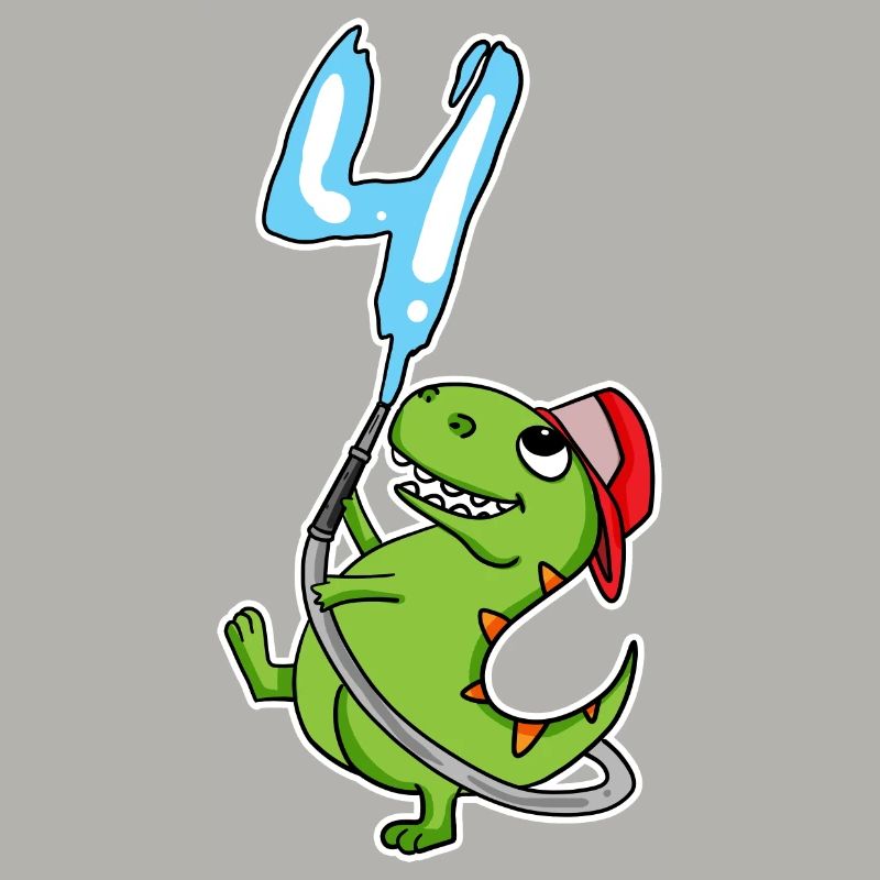4e anniversaire dinosaure