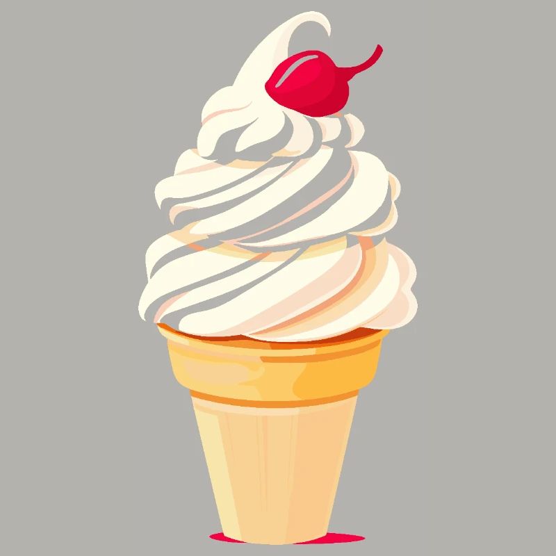 Cornet de crème glacée Artwork