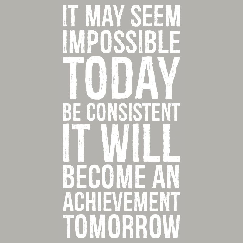 it may seem impossible today to be consistent with it