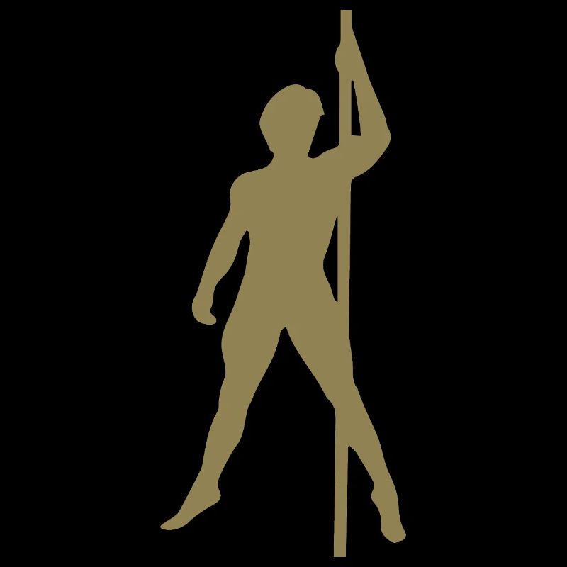 Men Silhouette Pole Dance Exotic Dance