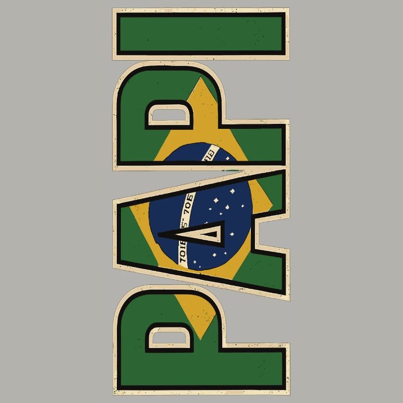 PAPI Brasil – Style rétro avec drapeaux